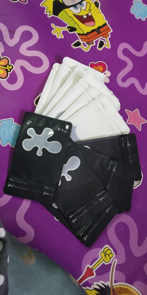 Standing Pouch Hitam Plastik Snack Kemasan Kopi 250 Gr