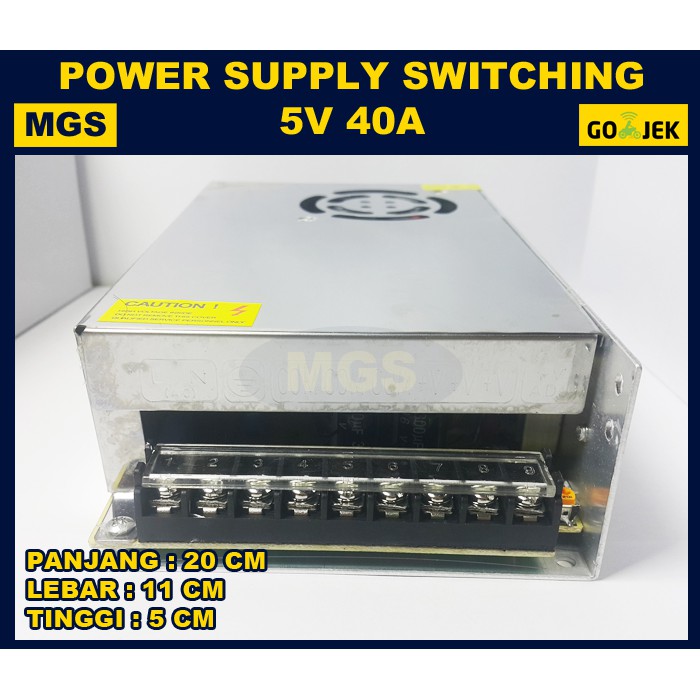 POWER SUPPLY SWITCHING 5V 40A