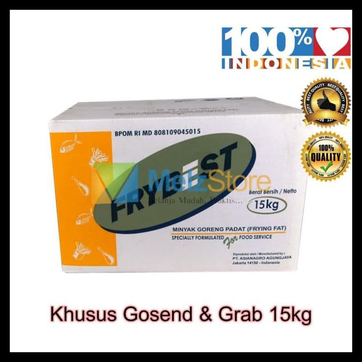 

KHUSUS GOJEKMinyak Goreng Padat/Beku Frybest (Order 2 Dus Ongkir 1).