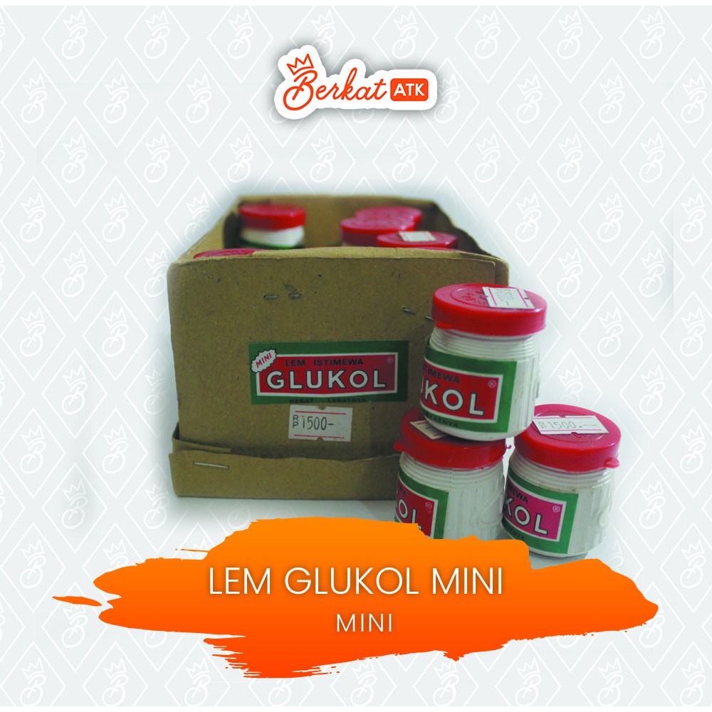 

Lem Glukol Mini / Kecil