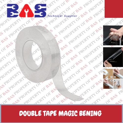 

Double Tape Magic 5M / Lem Perekat 2 arah