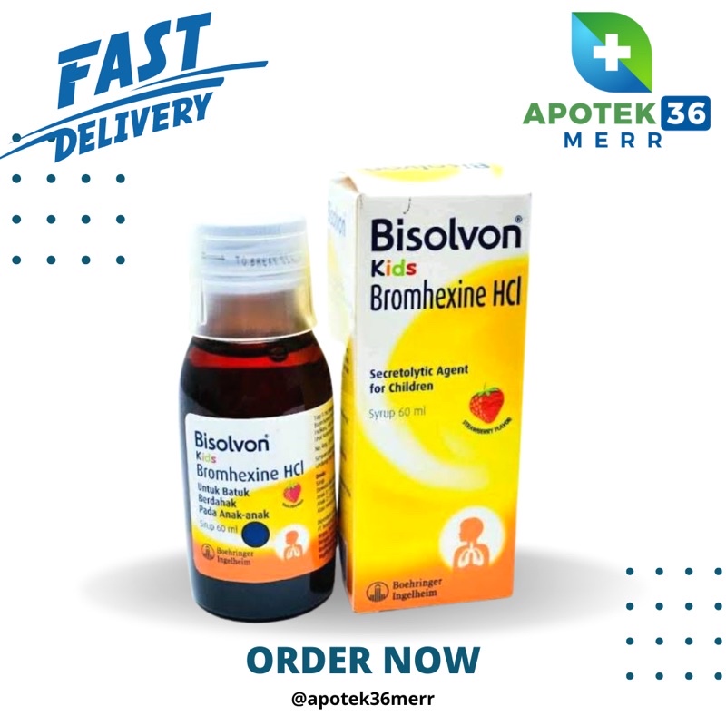 BISOLVON KIDS Anak SYRUP SIRUP Obat Batuk Berdahak