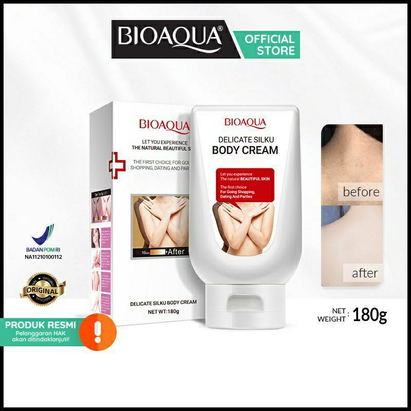 BIOAQUA Delicate Silky Body Cream [ BPOM ]