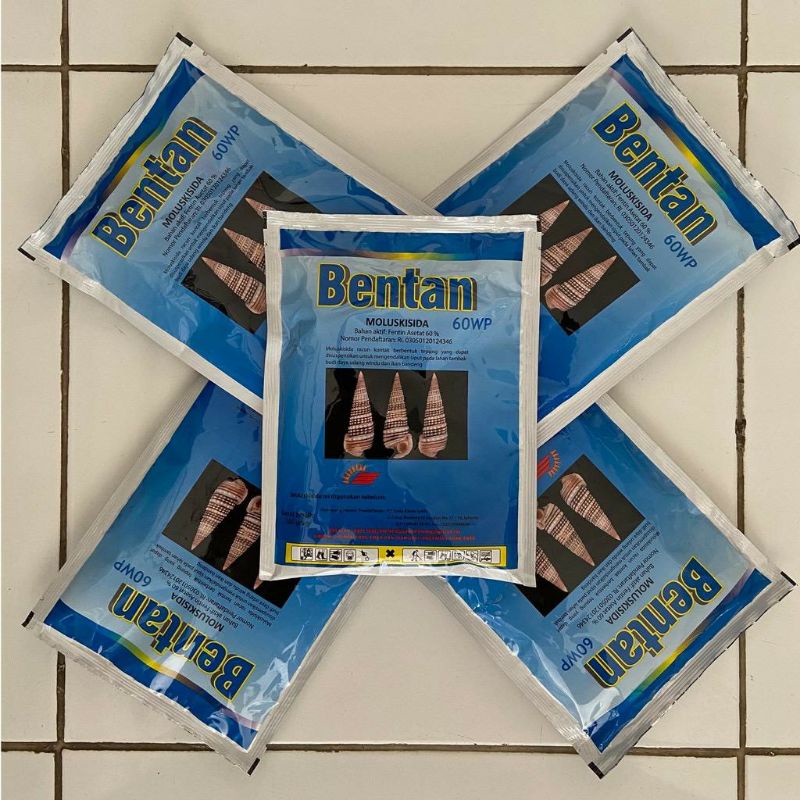 [Harga Grosir] BENTAN - Bentan - 60WP - 100gr - 60 wp - 100 gram - Moluskisida - Mengendalikan siput