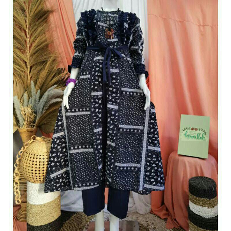 Verna long tunik set monalisa