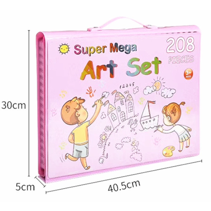

Sale!!! Kerayon Isi 208 Pcs Painting Set - Alat Mewarnai Anak - Colouring Set Sale!!!