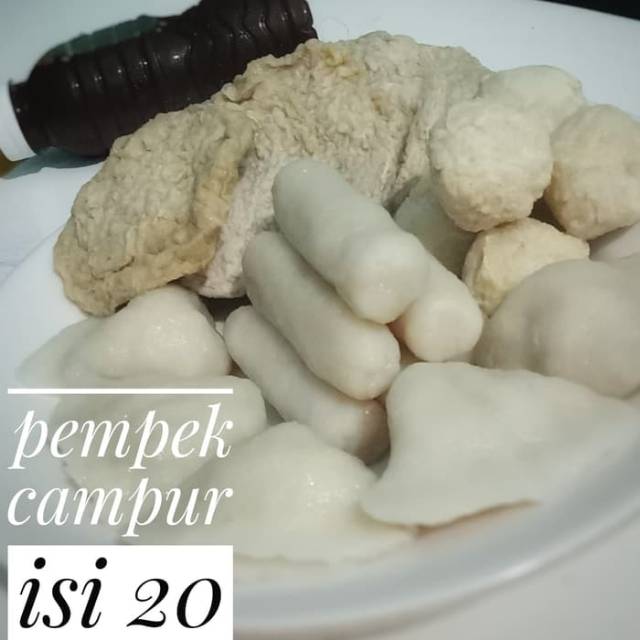 

Pempek palembang ikan asli isi 20