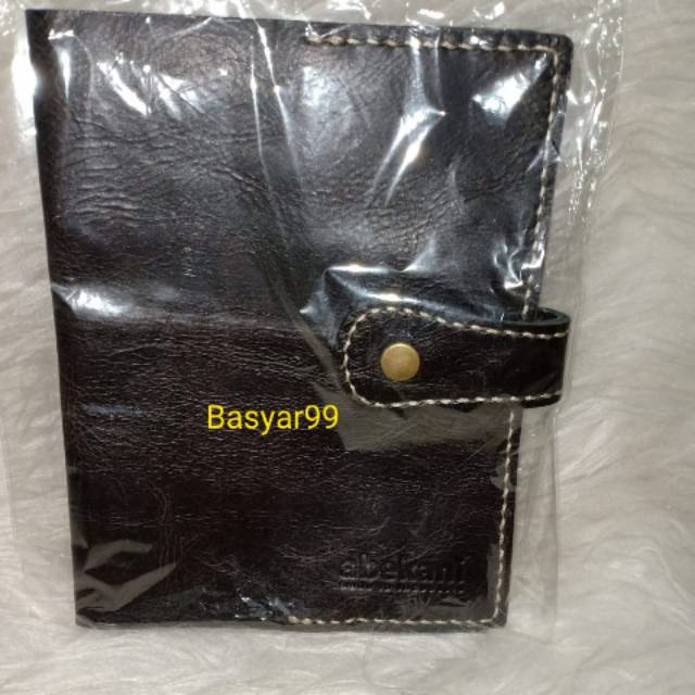 

COVER KITAB KULIT ASLI BY ABEKANI WARNA BLACK CRACK kecil new by abekani