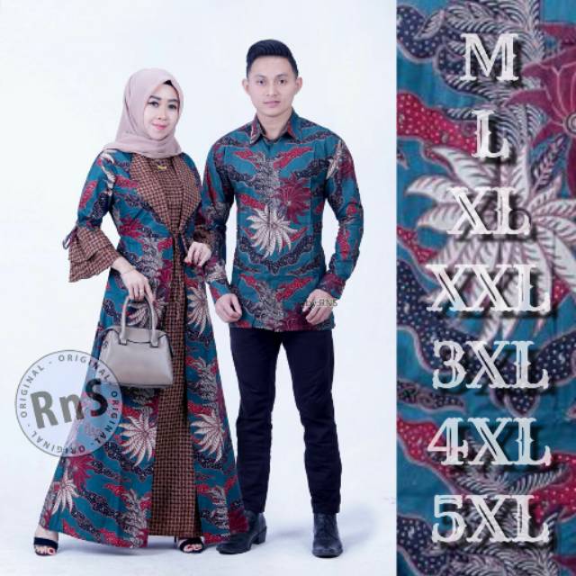Suplier Maura Couple - Sania Ruffle Batik Couple Ori Ndoro Jowi Garansi Termurah Shopee - Kebaya Modern 2564 9YmB1yMUloJLrE