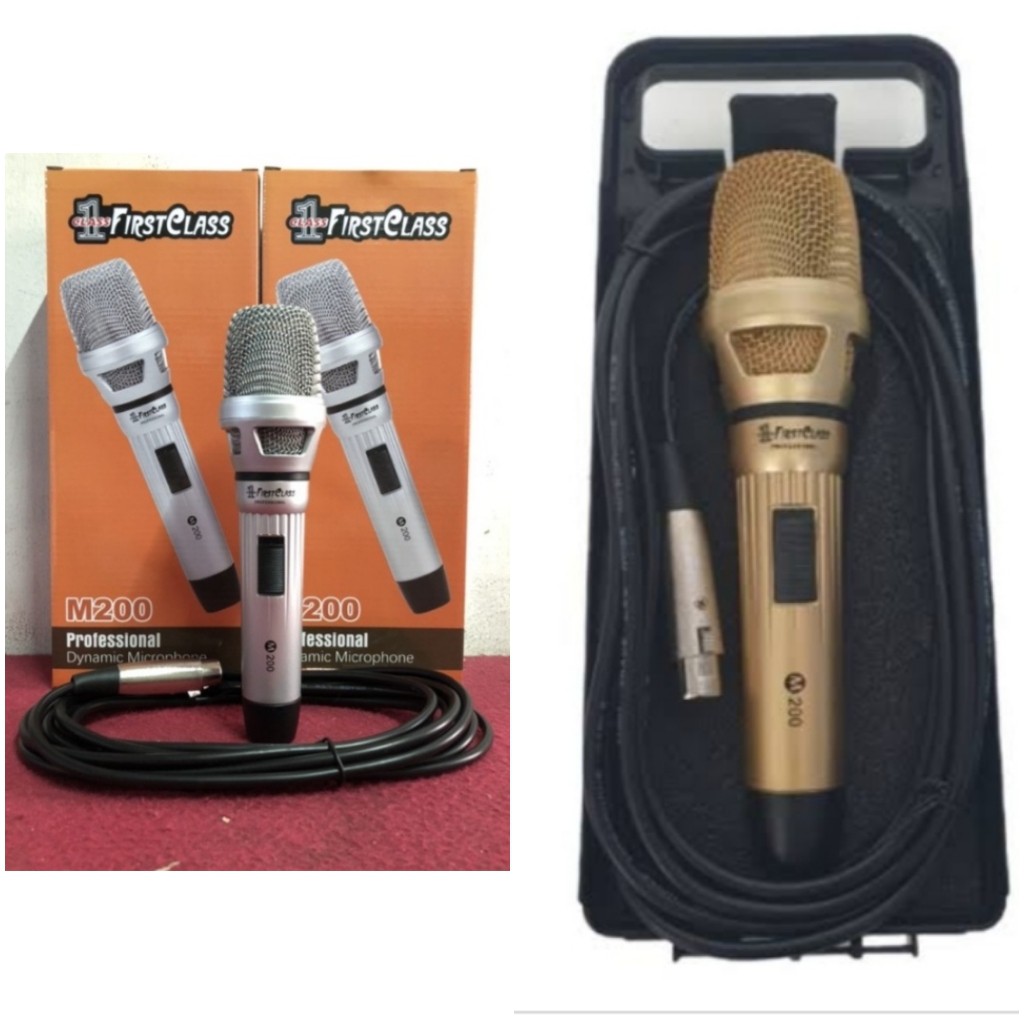 medan elektronik mic microphone first class m 200