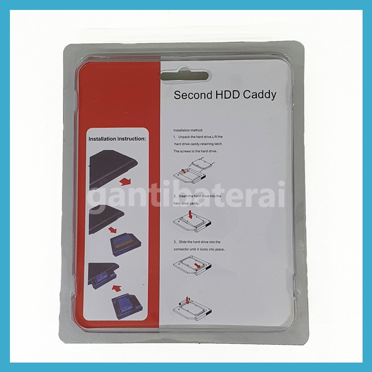 SSD HDD Caddy Laptop Acer 4745G 4552G 4750G 12.7mm tebal