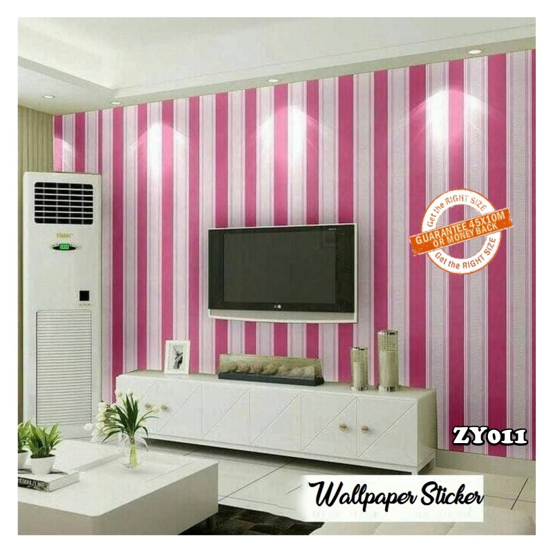 Wallpaper Dinding Ruang Tamu / Wallpaper Dinding Polos Wallpaper 3D 45cmX5m HOMELIVING