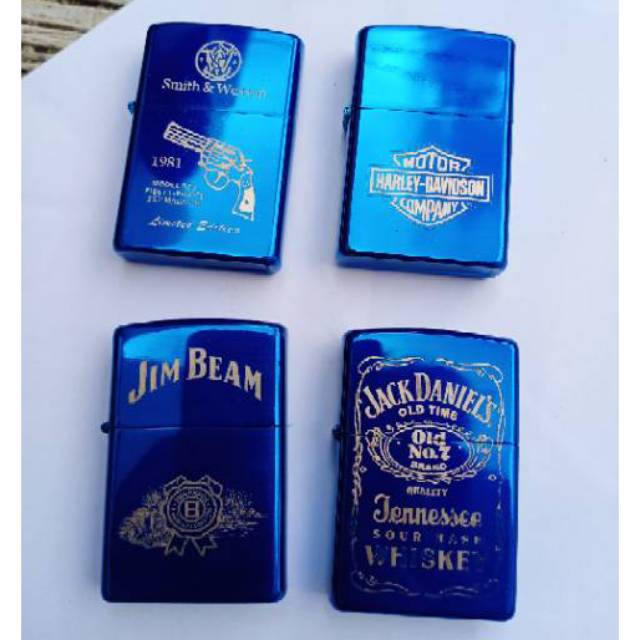 korek zippo Blue Motif Korek api Zippo