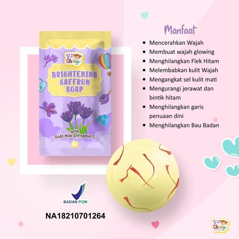 RM ! (READY) - Sabun Yeppu Yeppu Chingu by Kiyowo Brightening Collagen Soap Travel Size 20gr - SABUN SACHET CHINGU KIYOWO