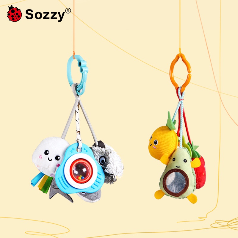 SOZZY HANGING TOYS | Mainan stroller bayi | mainan teether bayi | mainan bayi rattle