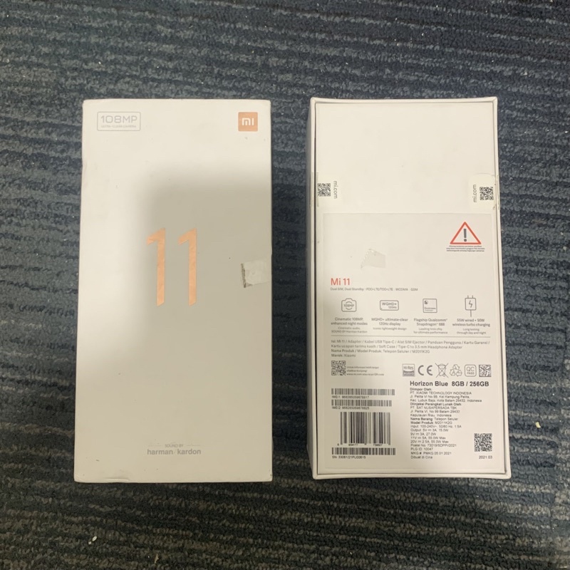 

DUS BOOK KARDUS BOX KARTON XIAOMI MI11 MI 11 ORIGINAL COPOTAN