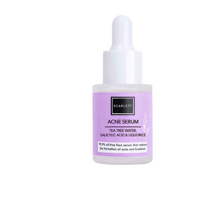 SCARLETT WHITENING  GLOWTENING SERUM/ CREAM - SERUM ACNE ba