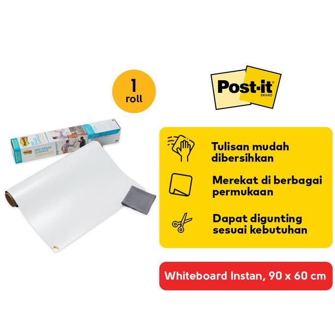 

Post-It 3M Papan Tulis Dry Erase Surface DEF 3x2 Whiteboard