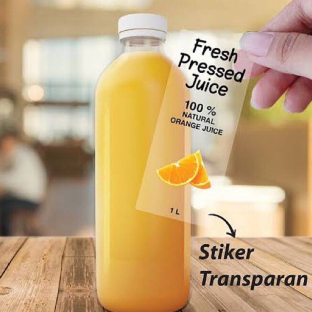 

(FREE CUTTING STIKER Transparant Vinyl Graftac Label A3+/Stiker kemasan Transparan