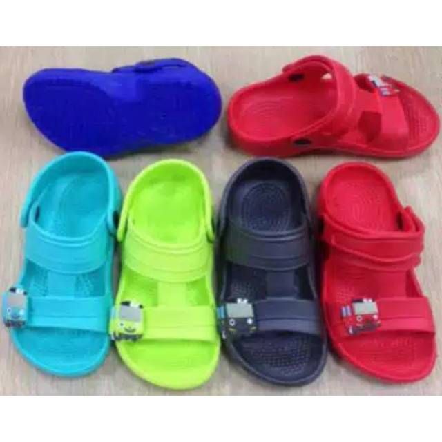 Sandal Karet Karakter Tayo Unisex