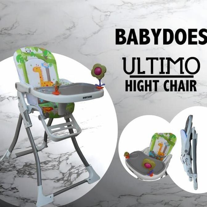 Babydoes Ch-041 Bp Ultimo Blue-Coffee-Green Kursi Makan - Green 95Gpv7Kdwz