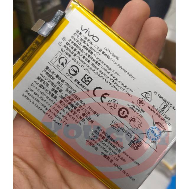 Baterai Battery Batre Vivo V15 Y17 Original Vivo B-G7 Ori