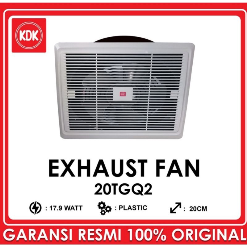 KDK Exhaust Fan 20TGQ2 (8 INCH) Plafon Kipas Angin / 8 inci 8inch