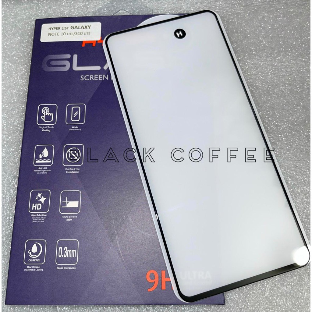 FULL HYPER Tempered glass SAMSUNG S10 LITE / A91