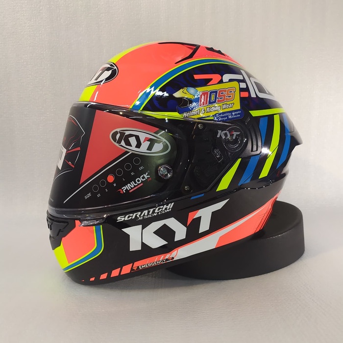 Helm KYT NFR Xavier Simeon 2018 | Full face | Double Visor | Original