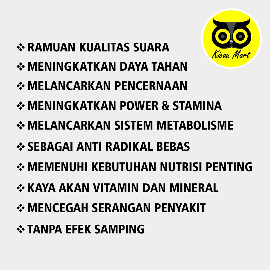 NUTROBIRD MURAI VITAMIN OBAT PENGGACOR BURUNG MURAI BATU HARIAN LOMBA OBAT ANTI MACET BUNYI LESU NOM