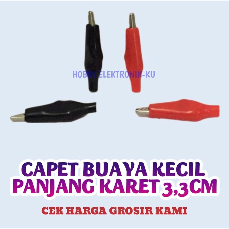 CAPIT BUAYA KECIL/ JEPIT BUAYA KECIL/ CLIP KARET KECIL