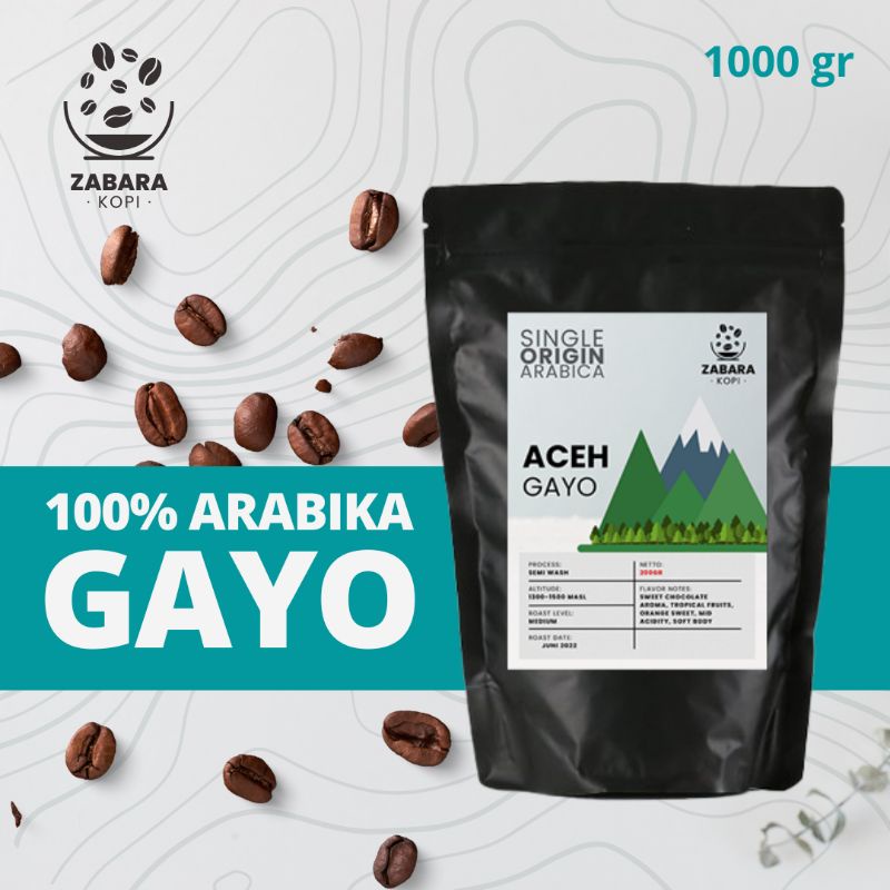 

KOPI GAYO ARABIKA 1Kg ARABICA GAYO