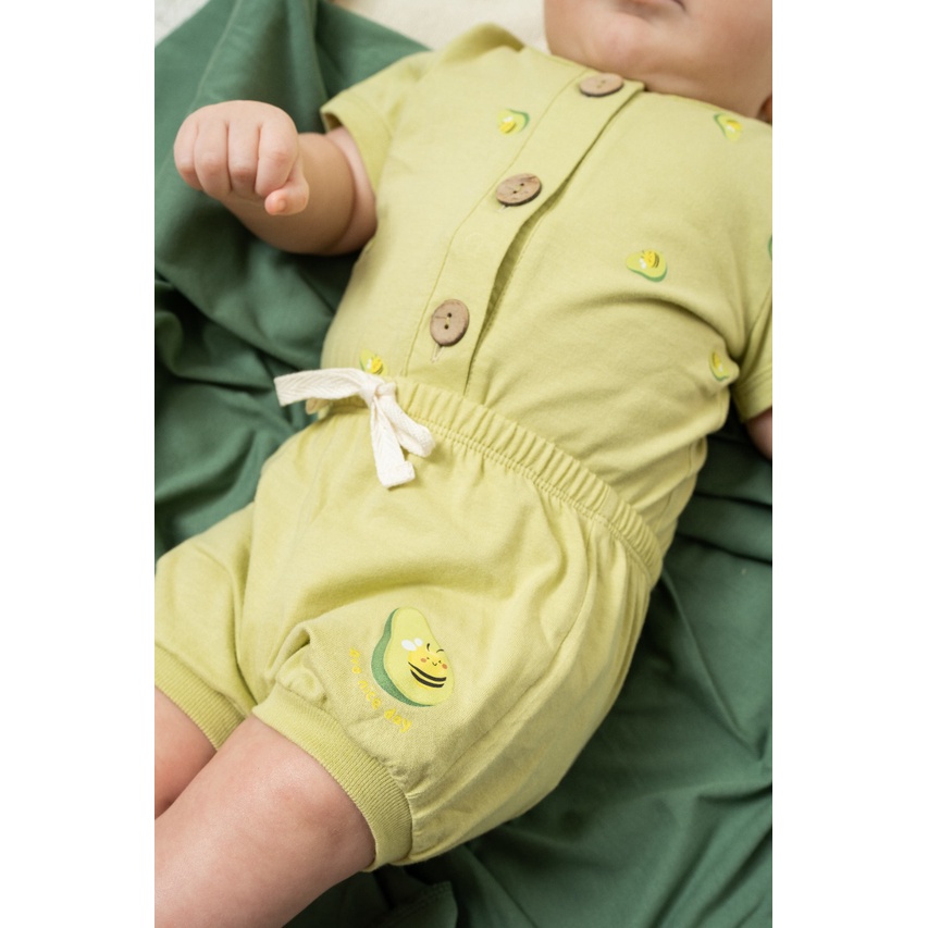 Baju Bayi Setelan Pendek Anak Laki Laki Bohopanna Bae Set Newborn 0 6 12 Bulan 1-2 Tahun BOHOPANNA X THE OVERTEE