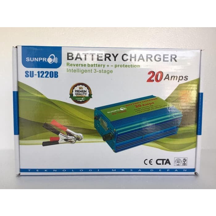 Charger Aki Mobil Terlengkap, Charger Aki Mobil Charger Aki Motor Sunpro Su-1220B Cas Aki