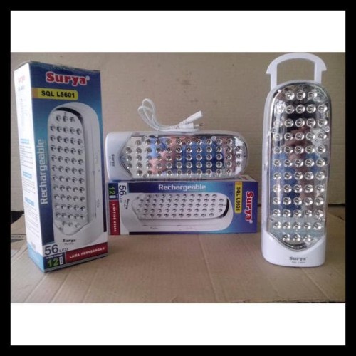 Lampu Emergency Surya SQL 5601 Lampu Darurat 56 LED