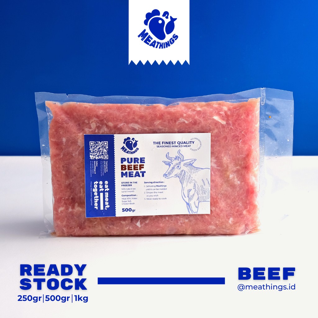 

Daging SAPI cincang olahan berbumbu 250gr / 500gr / 1kg | Meathings.id