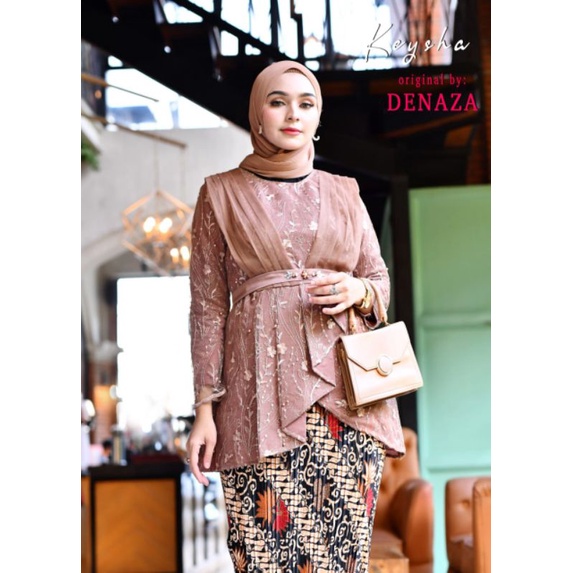 KEYSHA BLOUSE | BAHAN TILLE BORDIR PREMIUM | By DENAZA