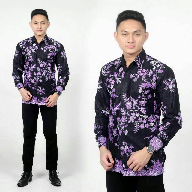 Kemeja cibulan || kemeja batik bunga sakura