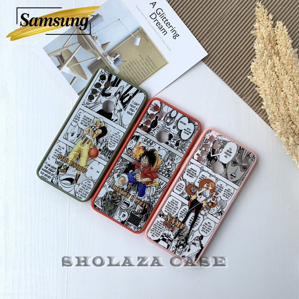 Casing Cover Camera Motif Anime Samsung A01 A01 Core A02 A02S A10