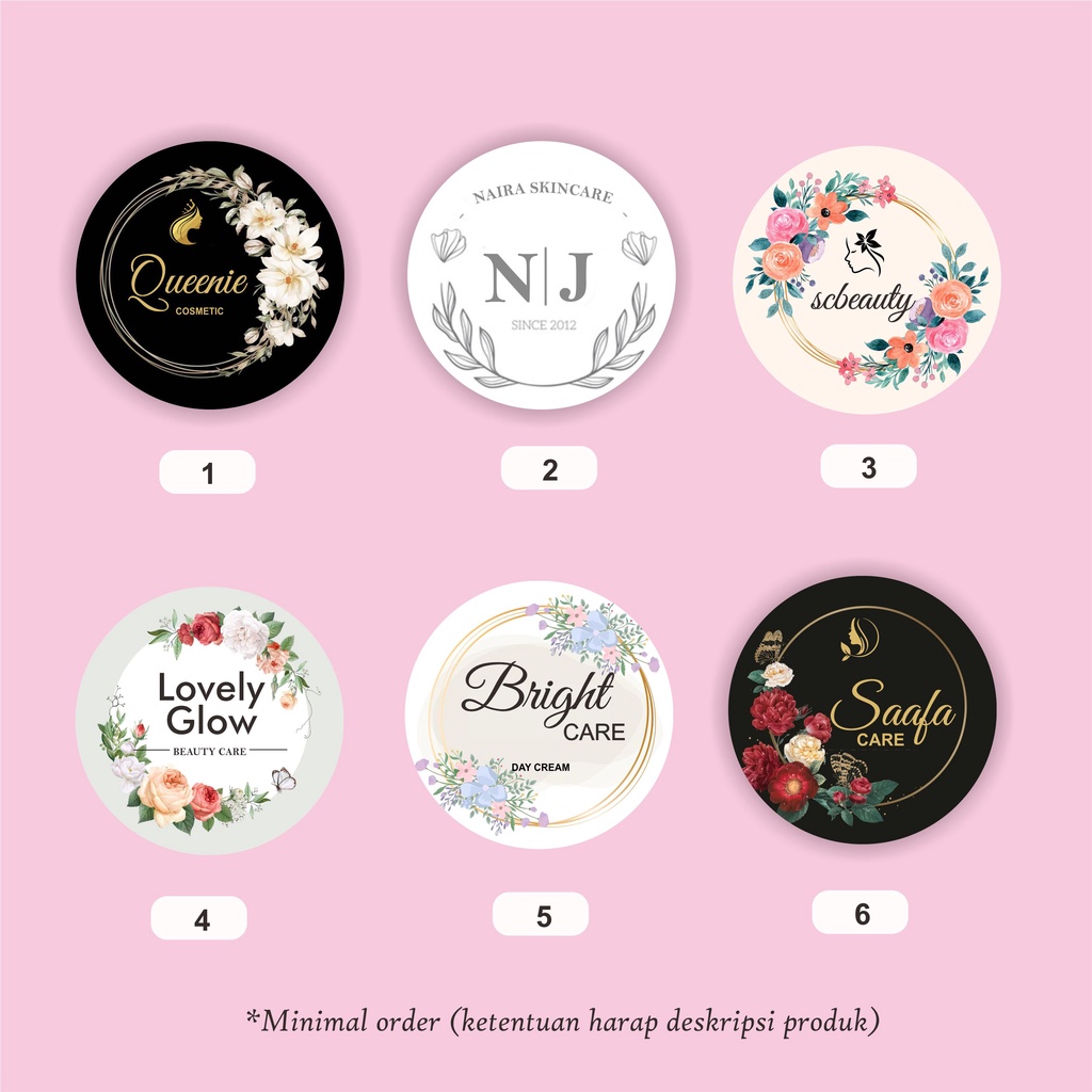 

160pcs Stiker Label Skincare / Stiker Cosmetic / Stiker Label Kecantikan
