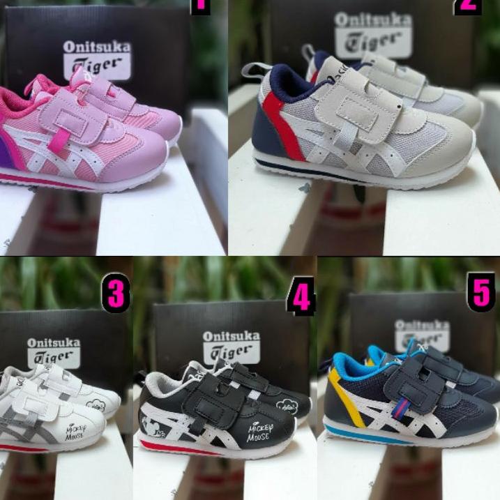 ✵ ONITSUKA TIGER IDAHO KIDS SEPATU ANAK CEWEK COWOK ▼