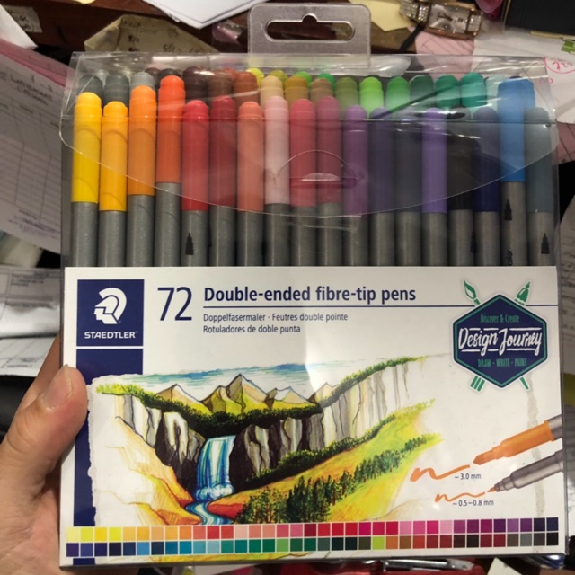 

Spidol staedler double tip 72 warna