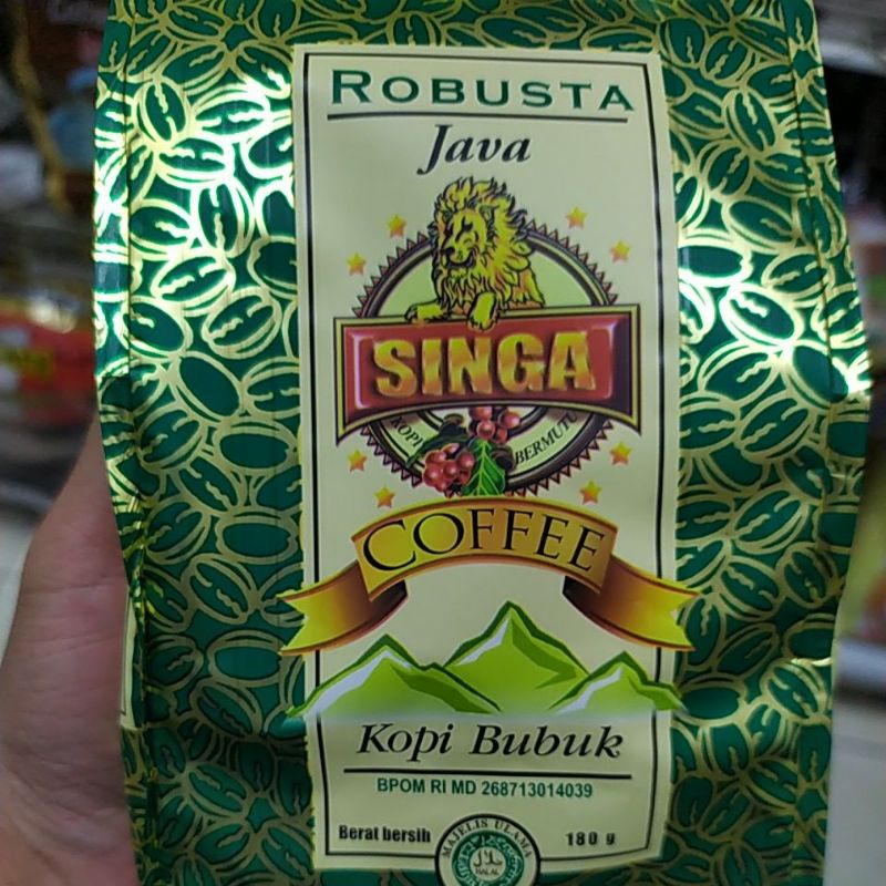 

PROMO Kopi Singa Robusta Java 180gr