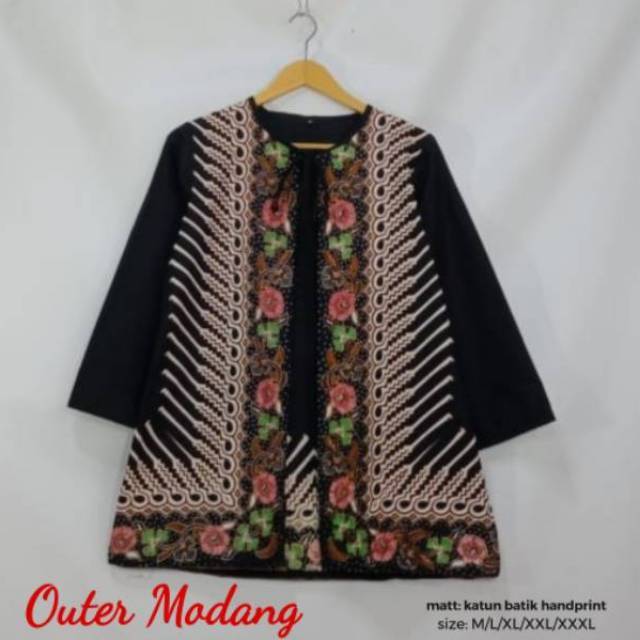 YESSI KOIN OUTER BATIK MOTIF KLASIK SOLO ASLI| VEST BLEZER BATIK FORMAL