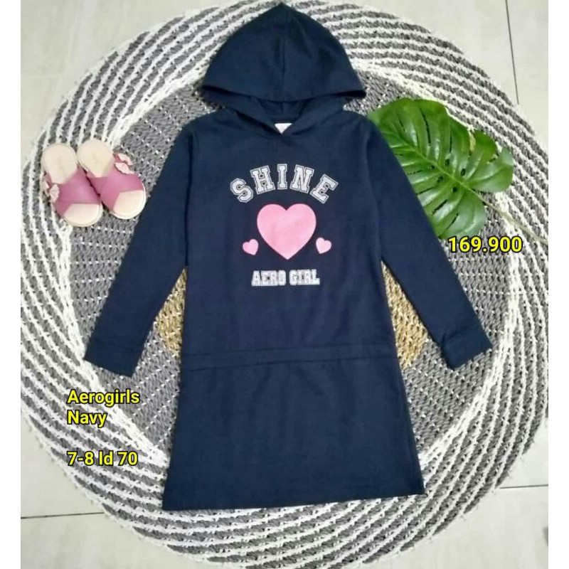 FILLYS : Sweater Hoodie Lengan Panjang Anak Aero Girls Original Brand MATAHARI