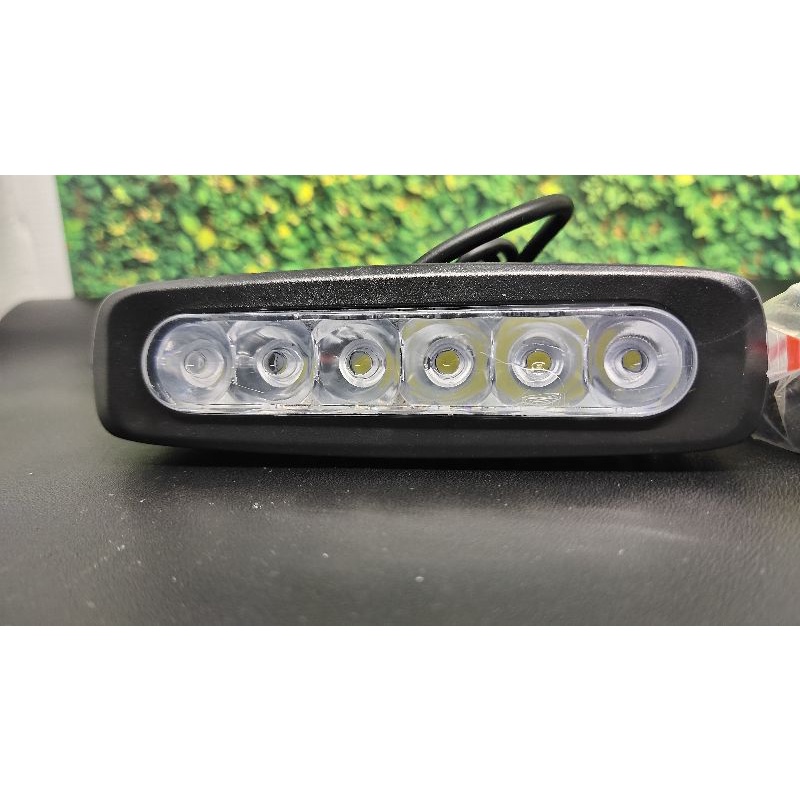 Lampu Tembak Work Light CREE Sorot LED Bar 6 Mata Flash