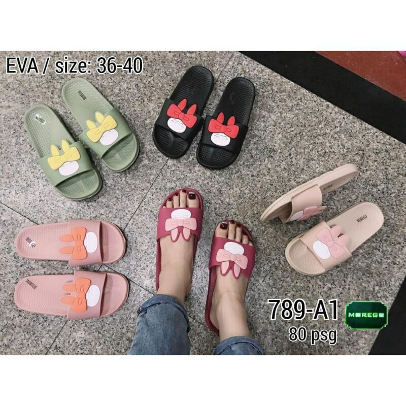 SANDAL SELOP CEWEK PITA RABBIT / MOREGO 789-A1