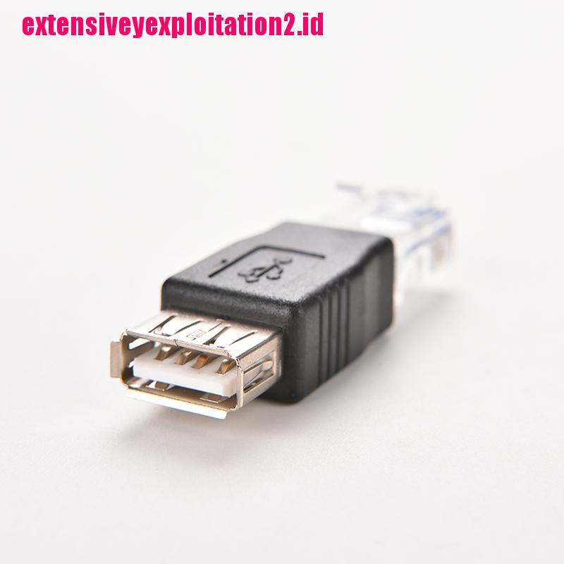 &lt; E2id &amp; &gt; Adapter Socket Ethernet LAN RJ45 Male Ke USB AF A