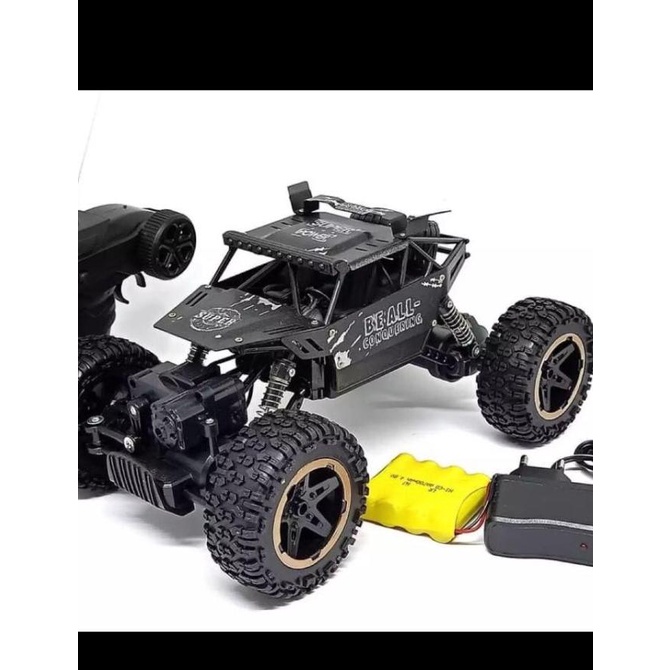 mainan mobil remote control rock crawler monster offroad 4x4/4wd.