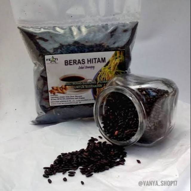Beras Hitam Organik Sirampog Premium 450 gram